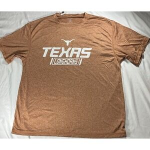 Pro Edge NCAA Texas Longhorns Dri-Fit Orange Shirt Men's XL
